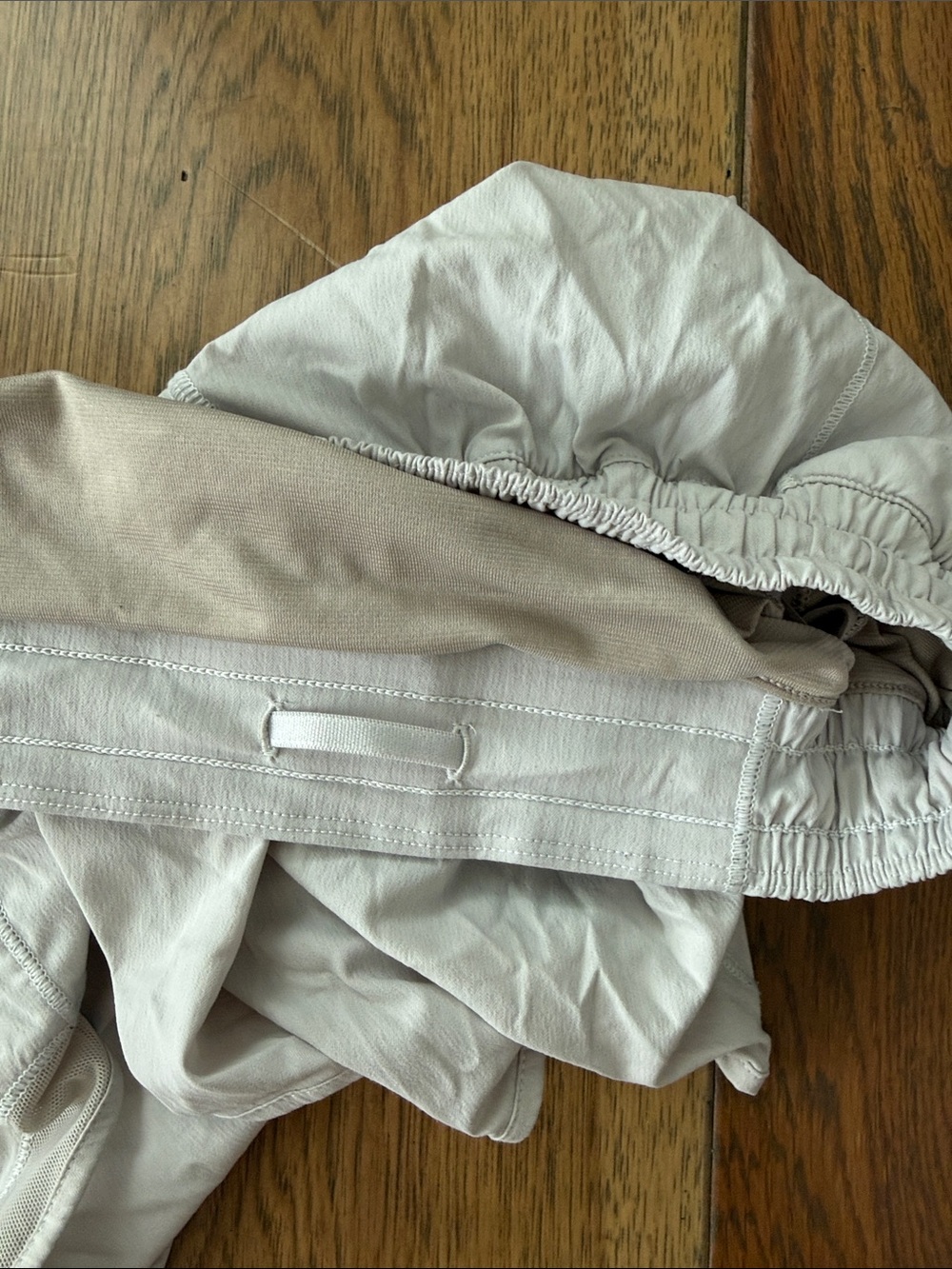 White Lululemon Women's Athletic Shorts - Breathable Running Shorts - Picture 5 of 7